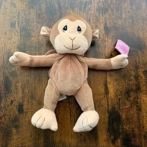 Vintage 1998 Precious Moments Tender Tails Monkey Stuffed Animal